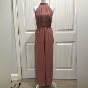 SHEIN Blush Halter Jumpsuit Size XS